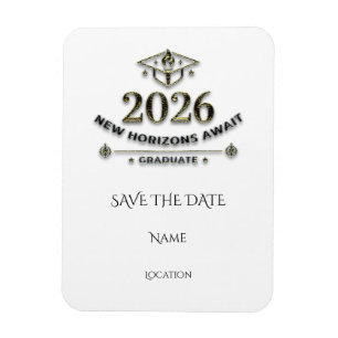 Graduation Save the Date Magnet / Imán Graduación