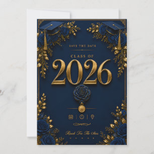 Graduation Save the Date + RSVP Card