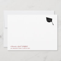 Graduation Script Typography Grad 2026 Cap