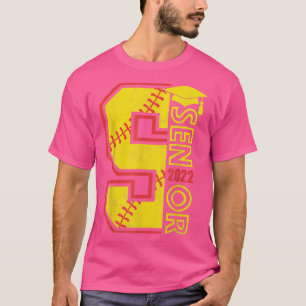 Graduation Senior Class 2022 Graduate Softball Pla T-Shirt
