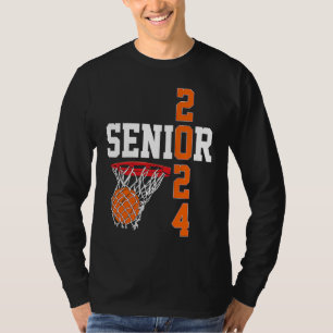 Graduation Senior Class 2024 Graduate Basketball P T-Shirt