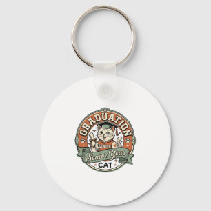 Graduation Senior Year Cat Graduation Senior Year  Key Ring