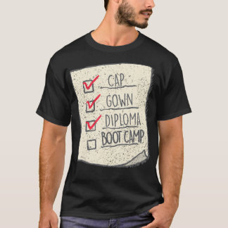 Graduation Shirt Boot Camp Checklist