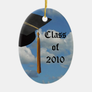 Graduation Sky Personalised Christmas Ornament