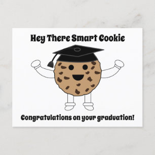 Graduation Smart Cookie Funny Personalise Postcard