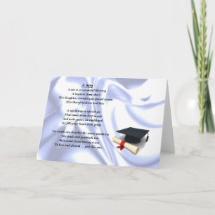 Graduation Son Poem Card