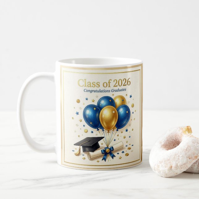 Graduation Souvenir Coffee Mugs (With Donut)
