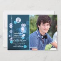 Graduation Sparkles Photo Invitation