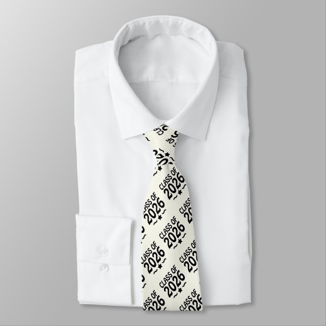 Graduation Star Class of 2026 Grad Tie (Tied)