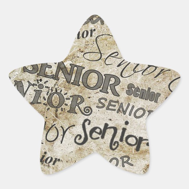 graduation star sticker (Front)