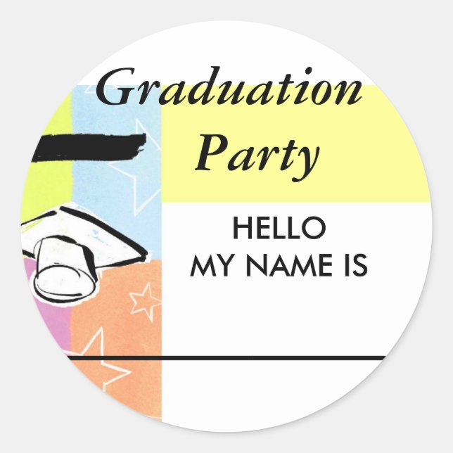Graduation Stickers (Front)