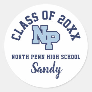 Graduation Stickers North Penn High School, Custom