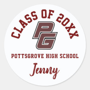 Graduation Stickers Pottsgrove High School, Custom