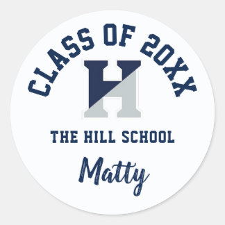 Graduation Stickers The Hill School, Custom
