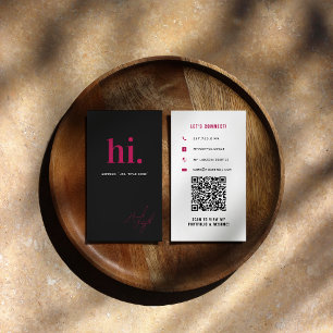 Graduation Student School Networking Modern  Business Card