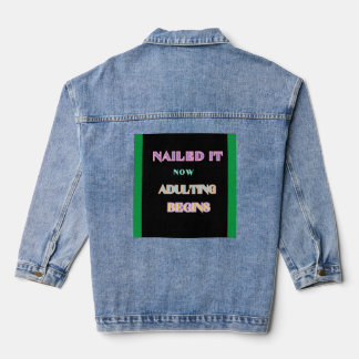Graduation Success Women's Denim Jacket