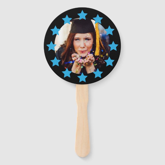 Graduation Super Star Photo Hand Fan (Front)
