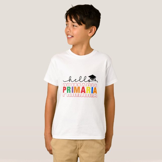 Graduation T-shirts 2024 "Primaria" (Front Full)