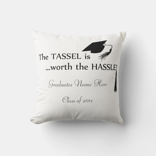 Graduation Tassel Pillow (Front)