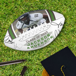 Graduation Team Name Customisable Photo Keepsake Football