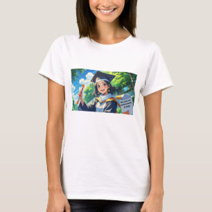 Graduation Tee Shirt- Funny Quote.
