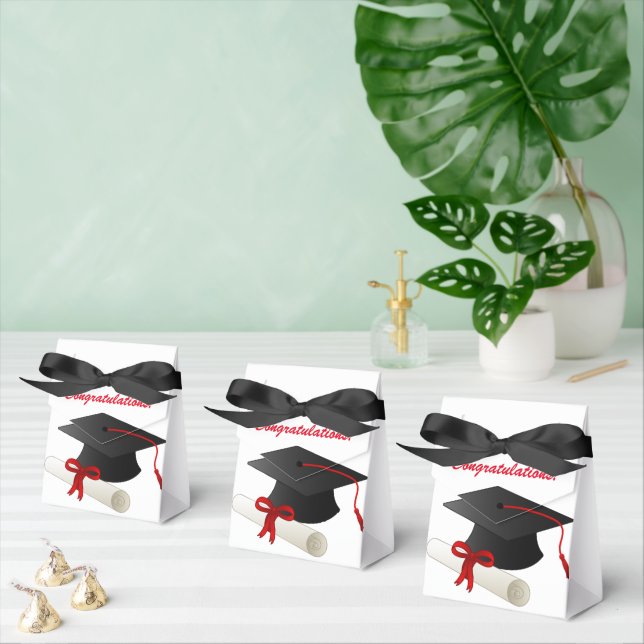 Graduation - Tent Favour Box (Multiple)