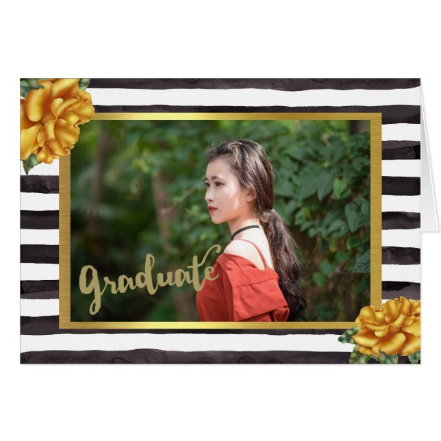 Graduation Thank You Card (Front Horizontal)