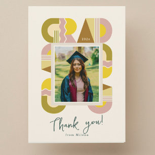 Graduation thank you card class of 2026