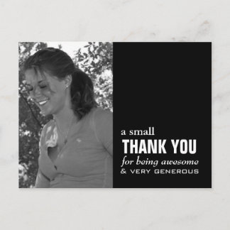 Graduation Thank You Card - Photo Funny!