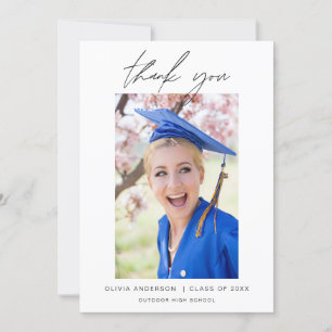 Graduation Thank You Class of Photo