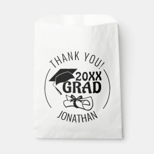Graduation Thank You Class Year GRAD Personalised Favour Bags