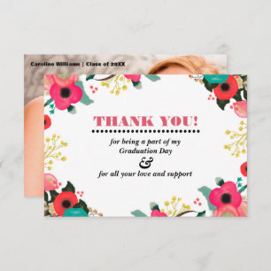 Graduation Thank You Photo Card