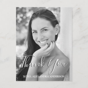 Graduation Thank You Photo Card