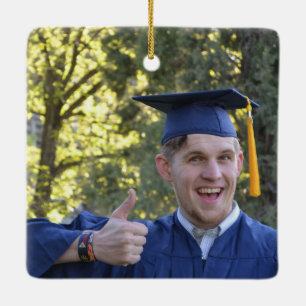 Graduation Through The Years Ceramic Ornament