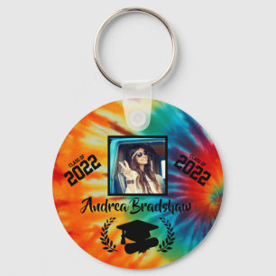 Graduation Tie Dye Key Ring