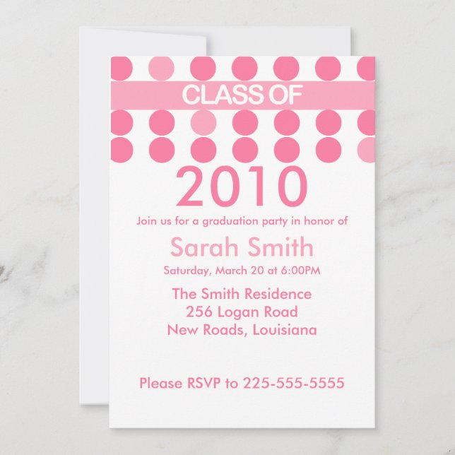 Graduation (Top 10 Views) Invitation (Front)