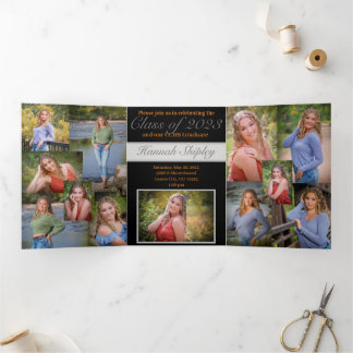 Graduation Trifold Invitation Announcement