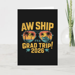Graduation Trip Cruise 2026 Ship Senior Matching C Card