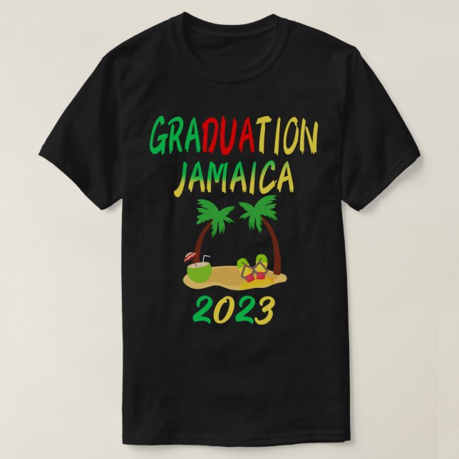 Graduation Trip Jamaica 2023 Senior Grab Jamaica T T-Shirt (Design Front)