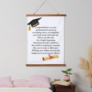 Graduation Universal Design for all ages / Hanging Tapestry