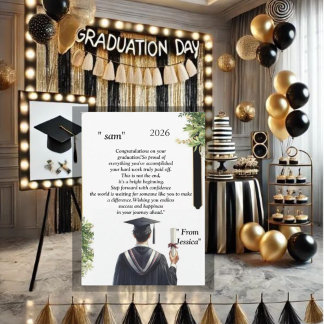  Graduation- Universal Design for all ages Invitation