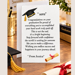 Graduation- Universal Design for all ages Invitation