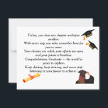 Graduation- Universal Design for all ages Postcard<br><div class="desc">uplift. Featuring an elegant and powerful message, this card honors the hard work, dreams, and bright future of every graduate. Perfect for high school, college, or university grads, it’s a meaningful keepsake they’ll cherish forever. Whether you're congratulating a friend, child, sibling, or student, this card is a thoughtful way to...</div>