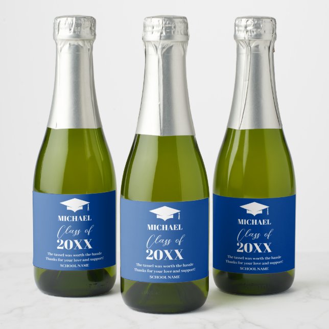 Graduation wine label (Bottles)