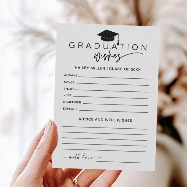 Graduation Wishes With Love Typography Customise (Creator Uploaded)