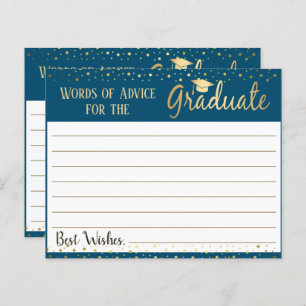 Graduation Words of Advice Paper Sheet
