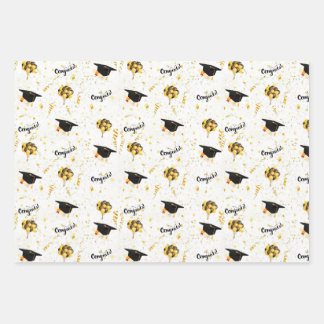 Graduation Wrapping Paper Sheet