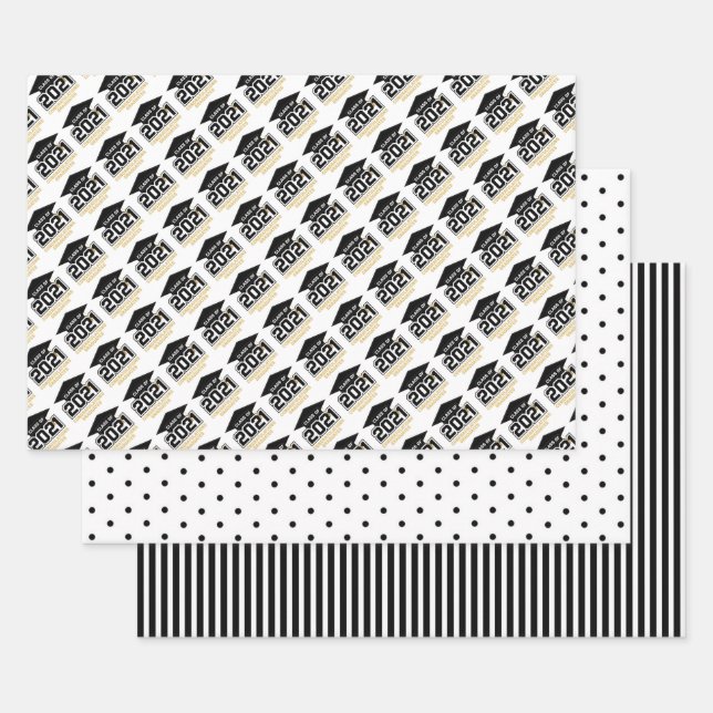 Graduation Wrapping Paper Sheets (Set)