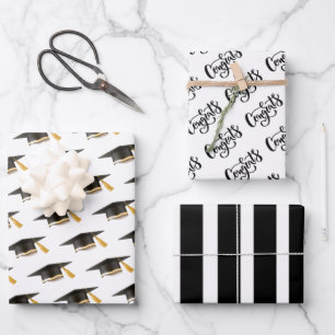 Graduation Wrapping Paper Sheets