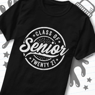 Graduation Year Retro Vintage Senior Class of 2027 T-Shirt